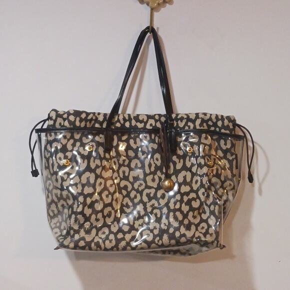 Furla Animal Print Clear PVC tote bag - Picture 1 of 13